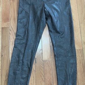 Fate Textured Brown Leggings